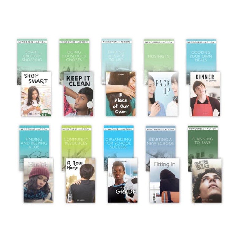 Saddleback Educational Publishing Newcomers in Action Sample Books, Set of 10