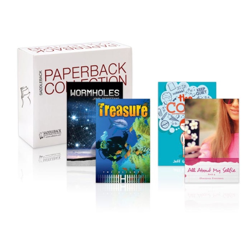 Saddleback Educational Publishing Upper Elementary/ Middle School Set A: Range 200L-490L Small Box, Set of 33
