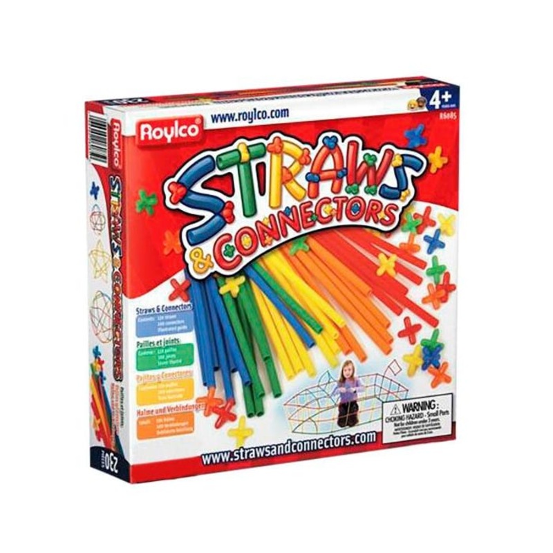 Roylco Straws and Connectors Kit, Set of 230
