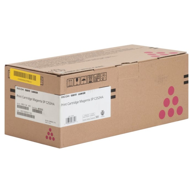 Ricoh Ink Toner Cartridge, 407655, Magenta