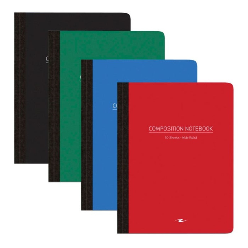 Roaring Spring Composition Notebook, 9-3/4 x 7-1/2 Inches, Assorted Colors, 70 Sheets
