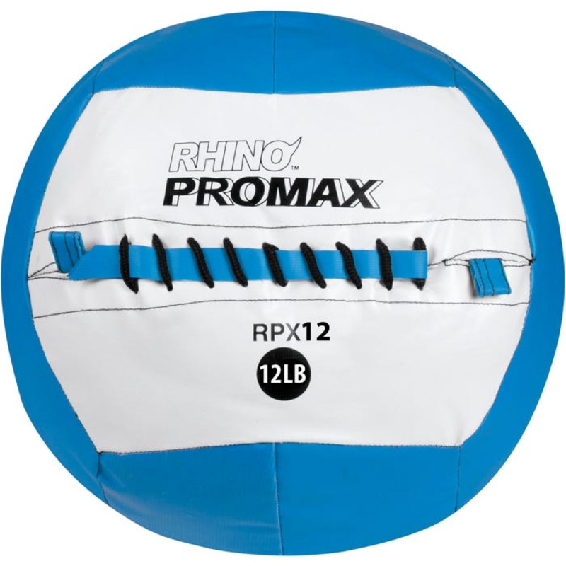 Champion Sports Rhino Skin Promax Medicine Ball, 12 Pounds, Blue