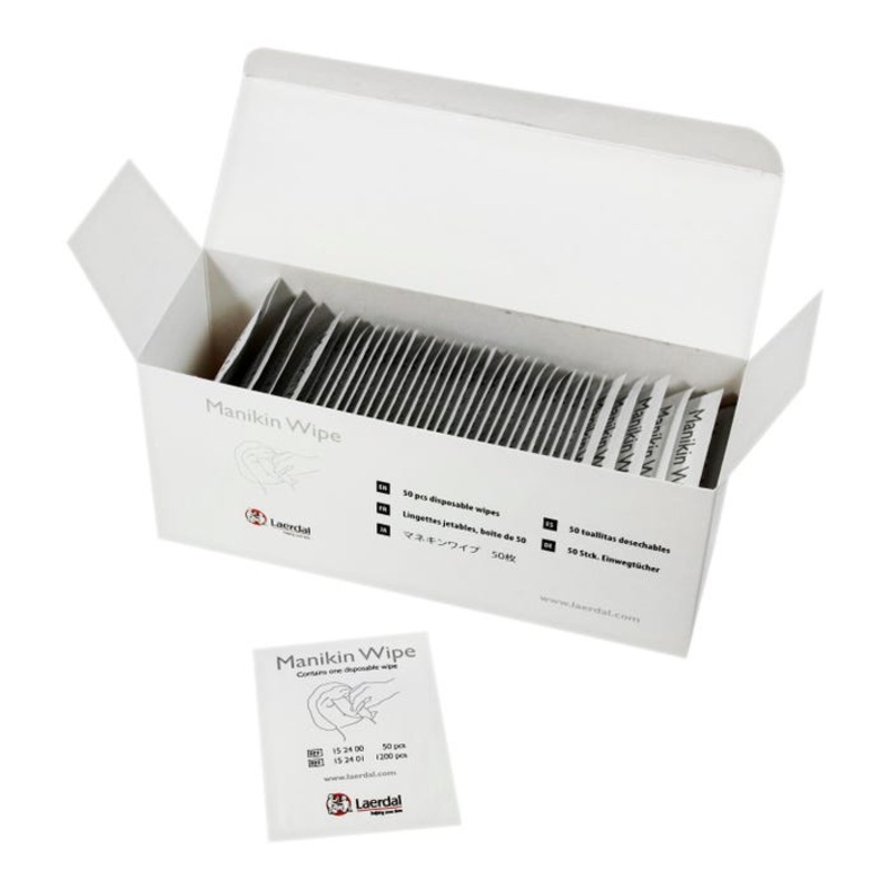 Resusci Manikin Wipes, Pack of 50