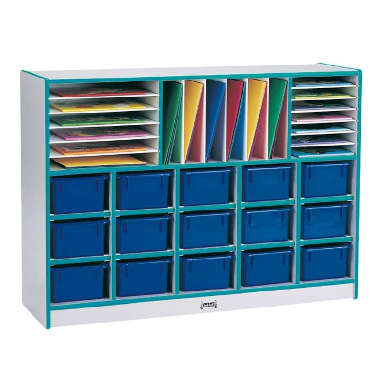 Jonti-Craft Rainbow Accents Sectional Cubbie 48 x 15 x 35-1/2 Inches