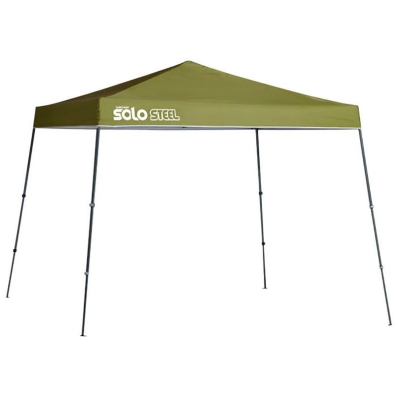 Quik Shade Solo Steel 72 Slant Leg Canopy, 11 x 11 Feet, Olive