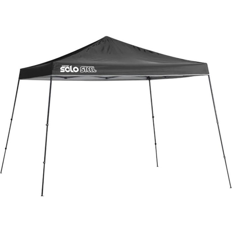 Quik Shade Solo Steel 90 Slant Leg Canopy, 11 x 11 Feet, Black