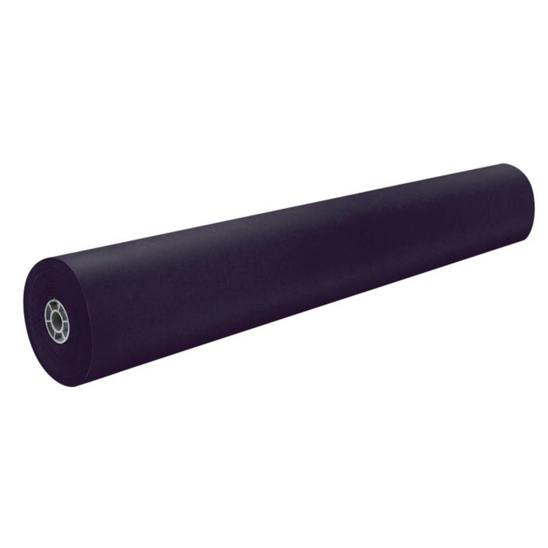 Rainbow Kraft Duo-Finish Kraft Paper Roll, 40 lb, 36 Inches x 1000 Feet, Black