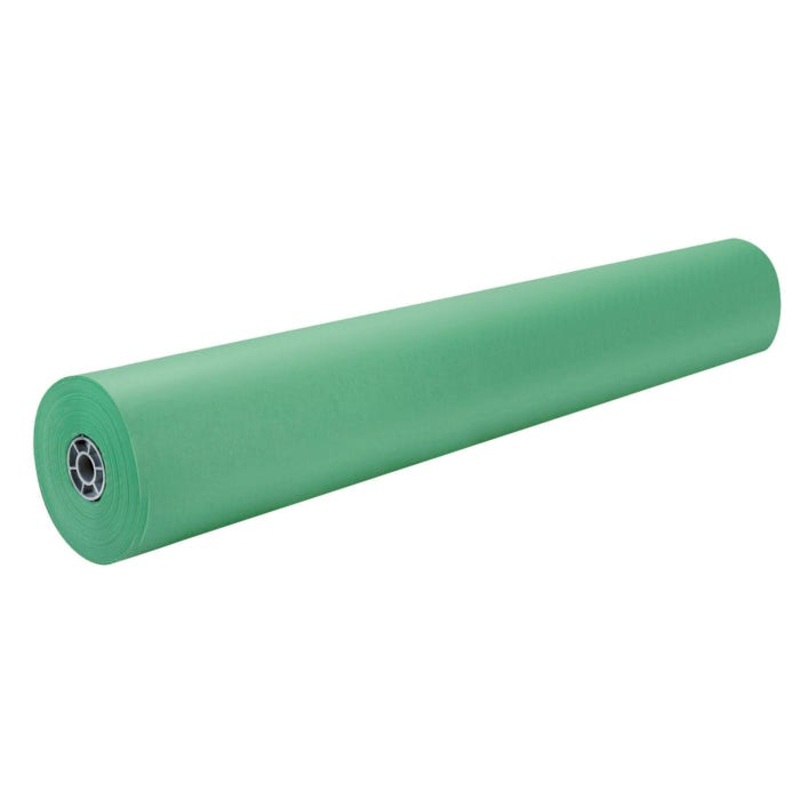 Rainbow Kraft Duo-Finish Kraft Paper Roll, 40 lb, 36 Inches x 1000 Feet, Brite Green