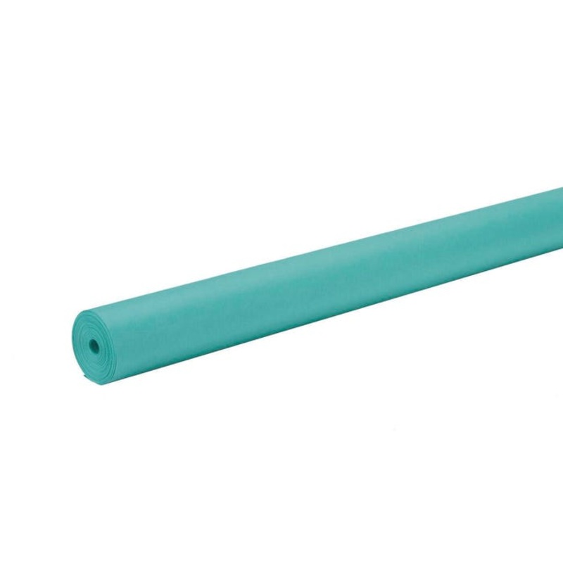 Rainbow Kraft Duo-Finish Kraft Paper Roll, 40 lb, 48 Inches x 200 Feet, Aqua