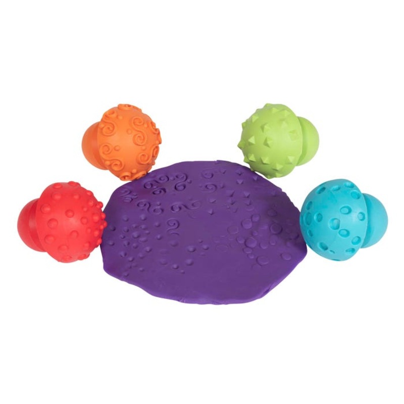 Ready2Learn Paint and Clay Mushroom Stampers, Set of 4