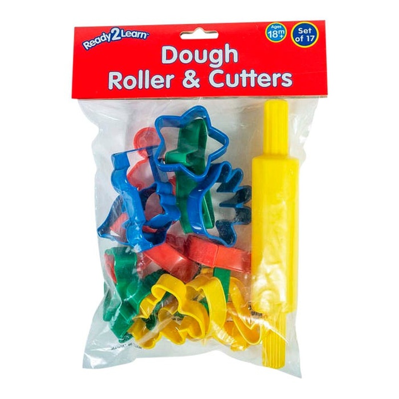 Ready2Learning Clay Cutters, Assorted Shapes, Set of 17