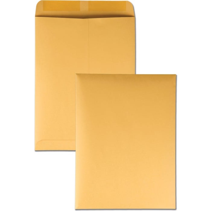 Quality Park Catalog Envelopes, 9 x 12 Inches, Kraft, Box of 100
