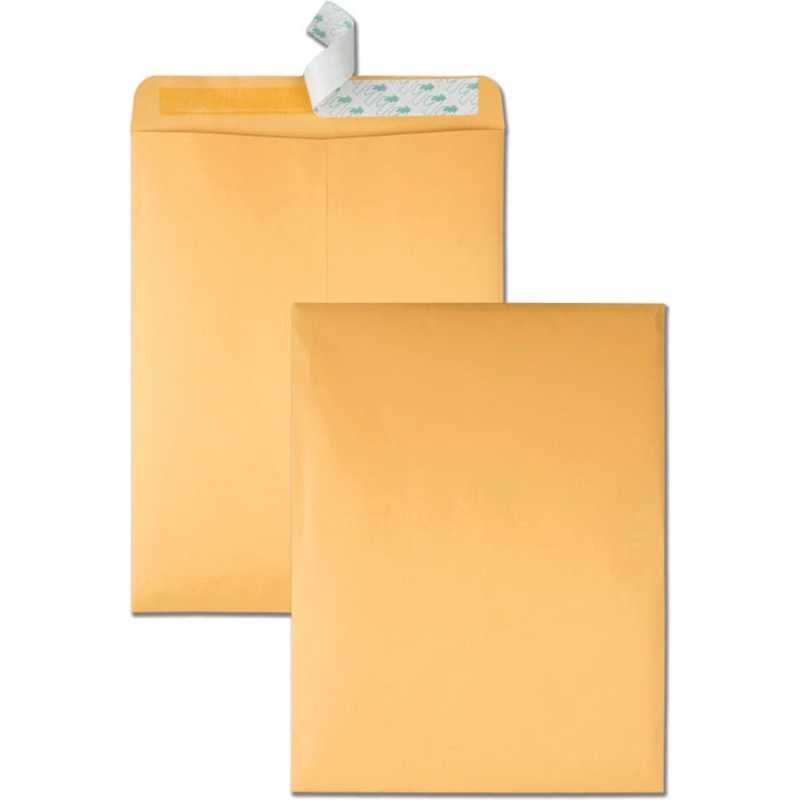 Quality Park High Bulk Redi-Strip Envelope, 10 x 13 Inches, Kraft, Box of 250