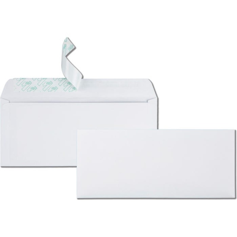 Quality Park Redi-Seal Envelopes, No. 10, White, Box of 500