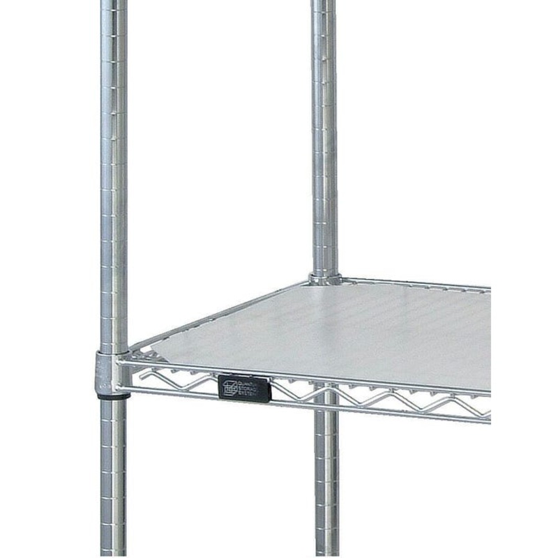Quantum Shelf Mat, 36 W x 18 D in, Plastic, for Use with Wire Shelf