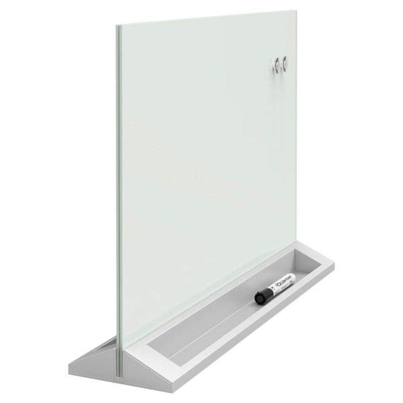 Quartet Desktop Magnetic Dry-Erase Panel, 23 x 17 Inches, White