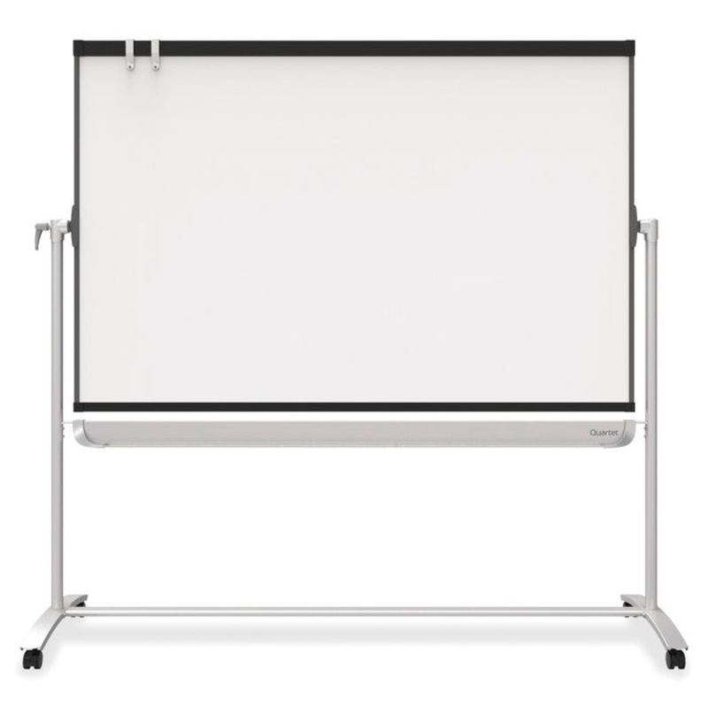 Quartet Prestige 2 Mobile Whiteboard Easel, Magnetic Easel/Flipchart, 48 x 72 Inches, Graphite Base