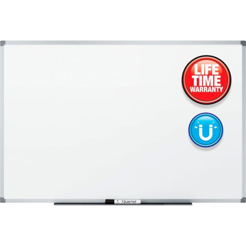 Quartet Standard DuraMax Magnetic Whiteboard, 48 x 36 Inches, White