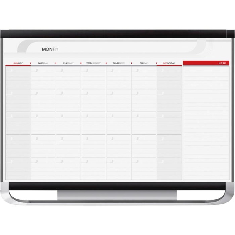Quartet Total Erase Wall Calendar, 3 L x 2 W ft