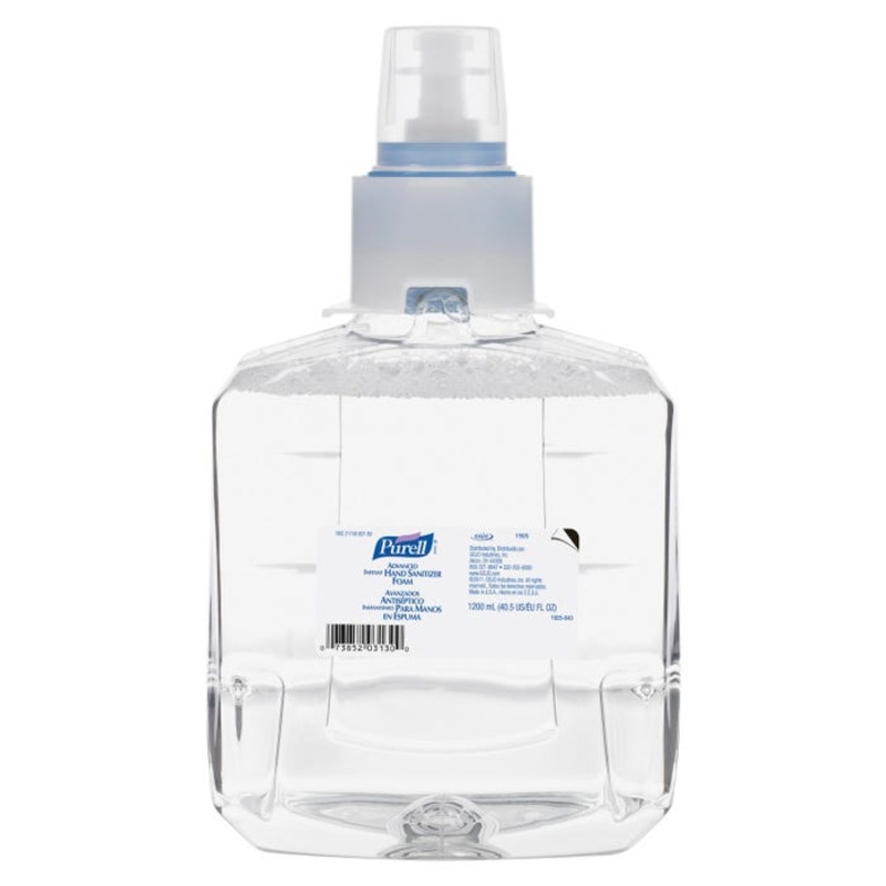 Purell LTX-12 Foam Hand Sanitizer Refills, 1200 mL, Pack of 2