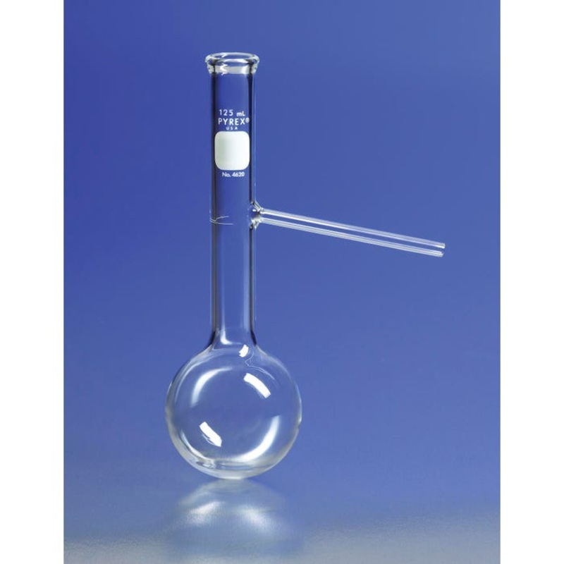 Pyrex Borosilicate Distilling Flask – 125 mL