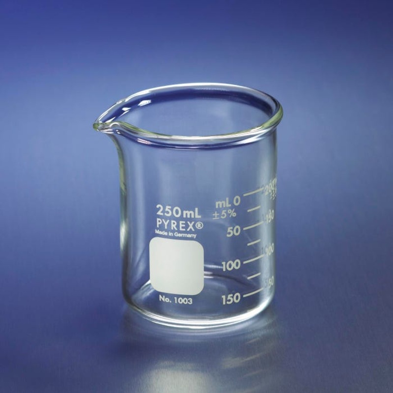 Pyrex Borosilicate Heavy-Duty Low Form Beaker – 2000 mL