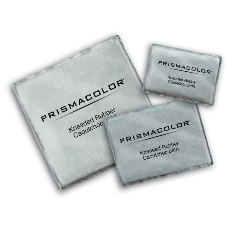 Prismacolor Kneaded Eraser, 1-1/4 x 3/4 Inches, Gray, Pack of 24