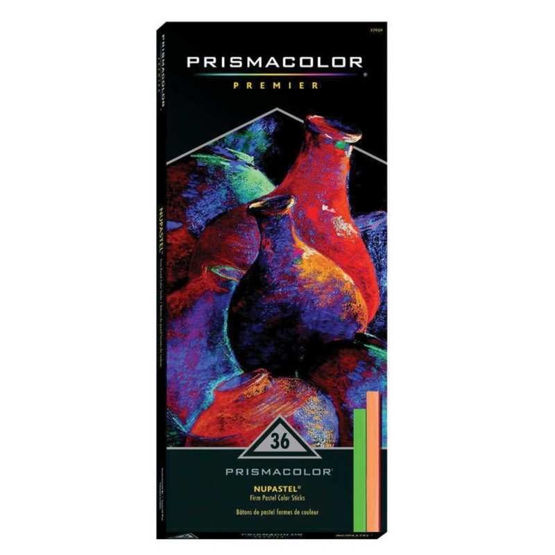 Prismacolor NuPastel Artists Pastel Sticks, Assorted Colors, Set of 36