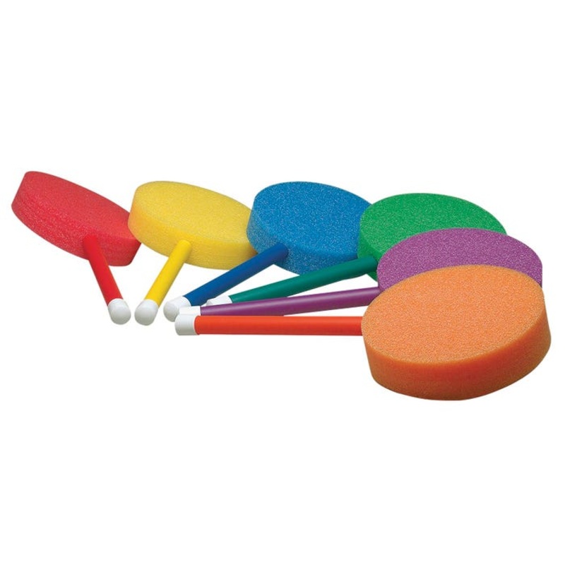 Pull-Buoy Badminton Lollipop Paddles, Set of 6