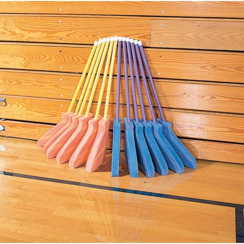 Pull-Buoy Ethafoam Blade Hockey Stick Set, 42 Inches, 12 Pieces