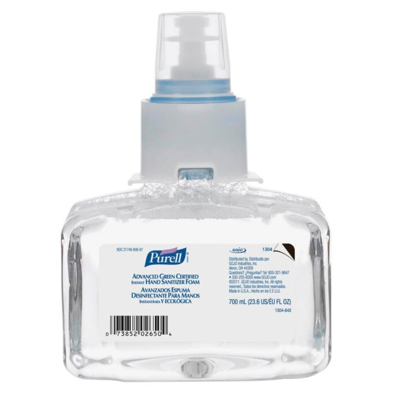 Purell LTX-7 Advanced Foam Hand Sanitizer Refill, 700 mL