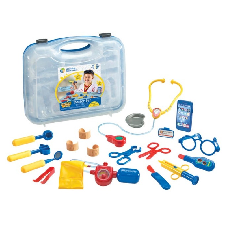 Learning Resources Pretend and Play Doctor Set, 19 Pieces