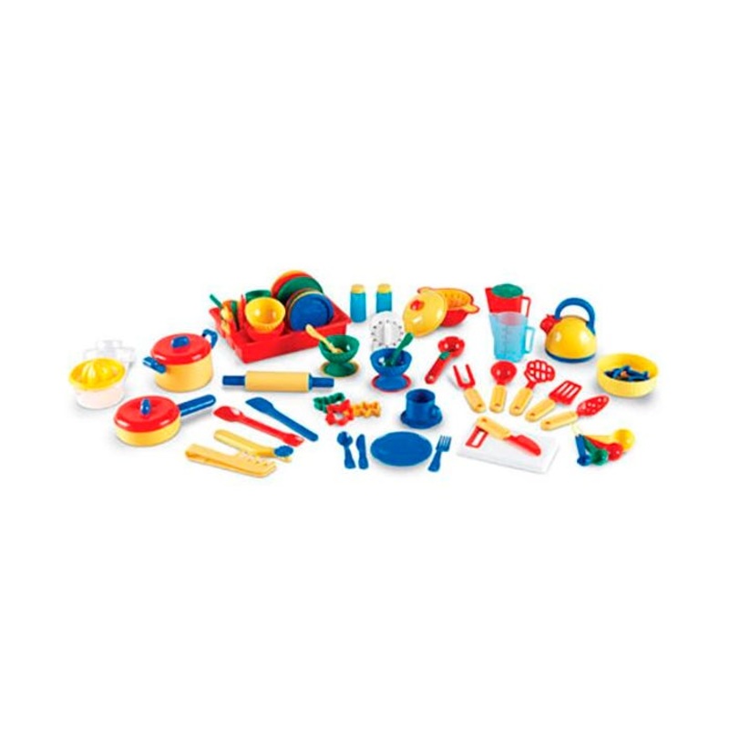 Learning Resources Pretend and Play Kitchen Set, 73 Pieces