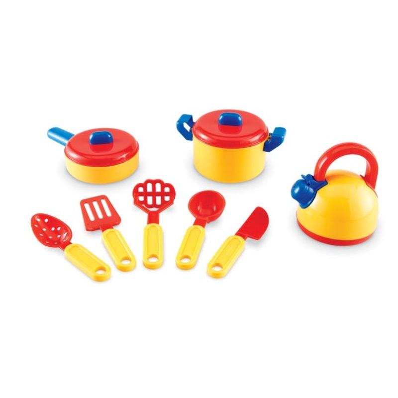 Learning Resources Pretend & Play Cooking Set, 10 Pieces