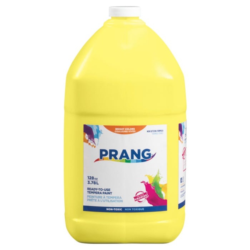 Prang Ready-to-Use Tempera Paint, Gallon, Yellow