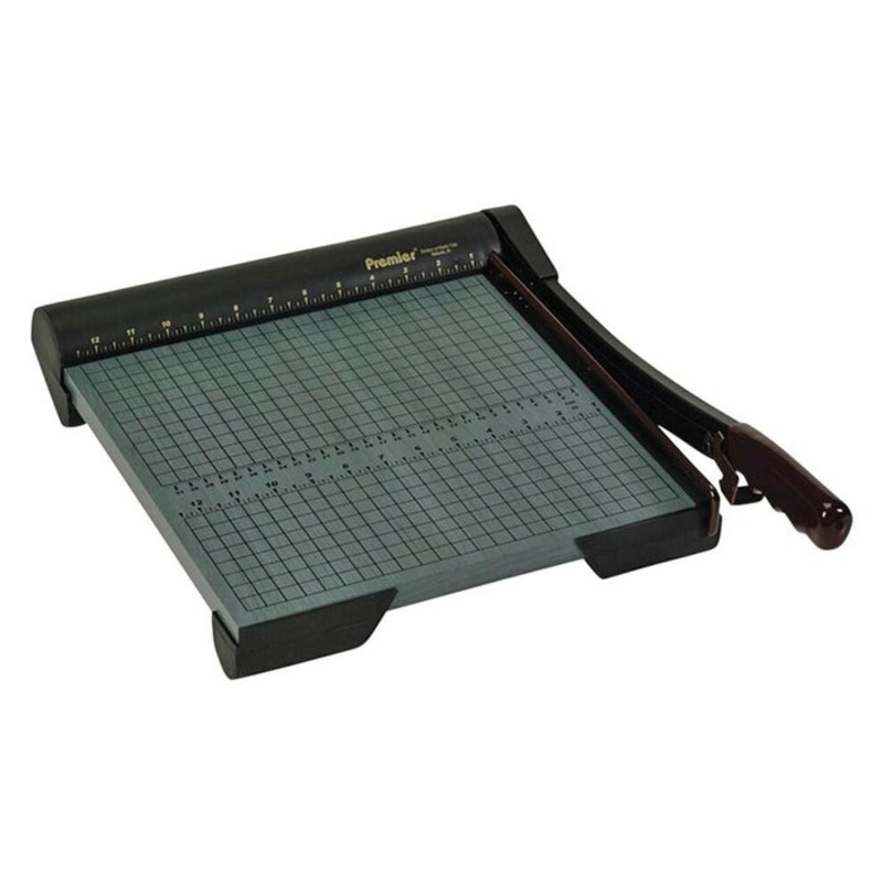 Premier W12 Green Board Wood Series Guillotine Trimmer, 12 Inch