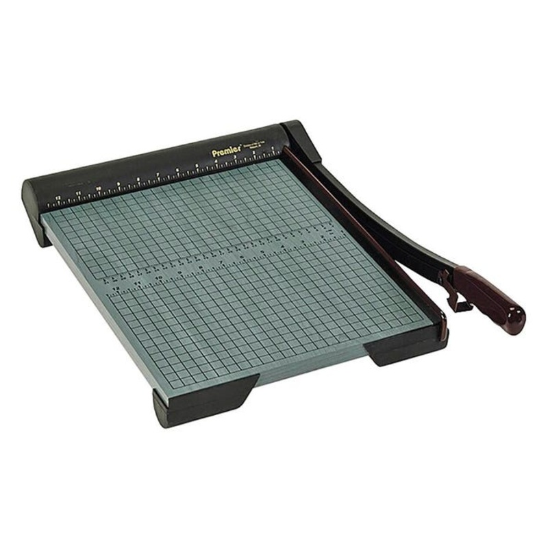 Premier W15 Green Board Wood Series Guillotine Trimmer, 15 Inch