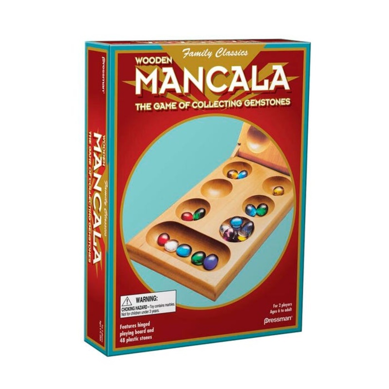Pressman Wooden Mancala the Game of Collecting Gemstones
