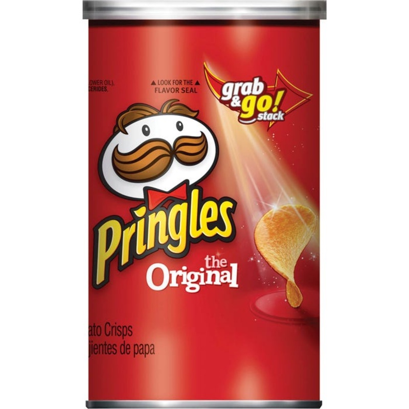 Pringles Grab and Go Original Potato Crisp, 2.36 Ounce, Pack of 12