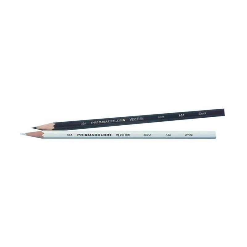 Prismacolor Verithin Colored Pencil, Black 747, Each
