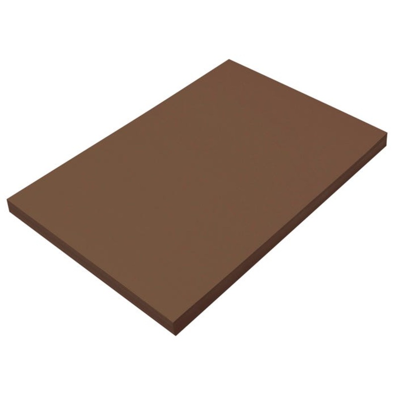 Prang Medium Weight Construction Paper, 12 x 18 Inches, Dark Brown, 100 Sheets