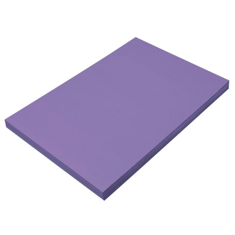 Prang Medium Weight Construction Paper, 12 x 18 Inches, Violet, 100 Sheets