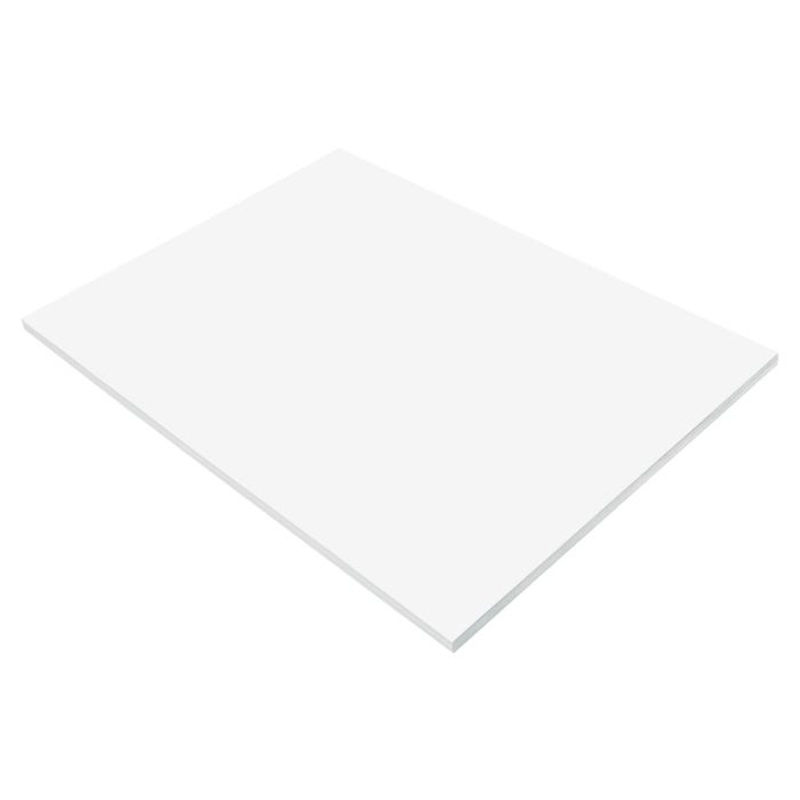 Prang Medium Weight Construction Paper, 18 x 24 Inches, Bright White, 50 Sheets