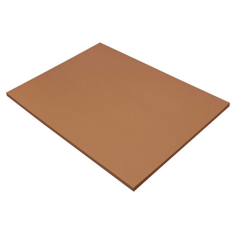 Prang Medium Weight Construction Paper, 18 x 24 Inches, Brown, 50 Sheets