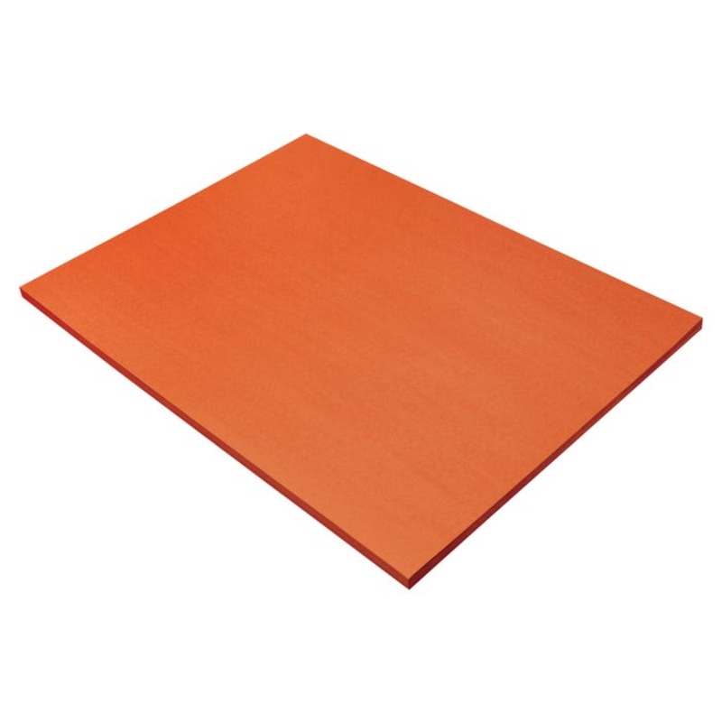 Prang Medium Weight Construction Paper, 18 x 24 Inches, Orange, 50 Sheets