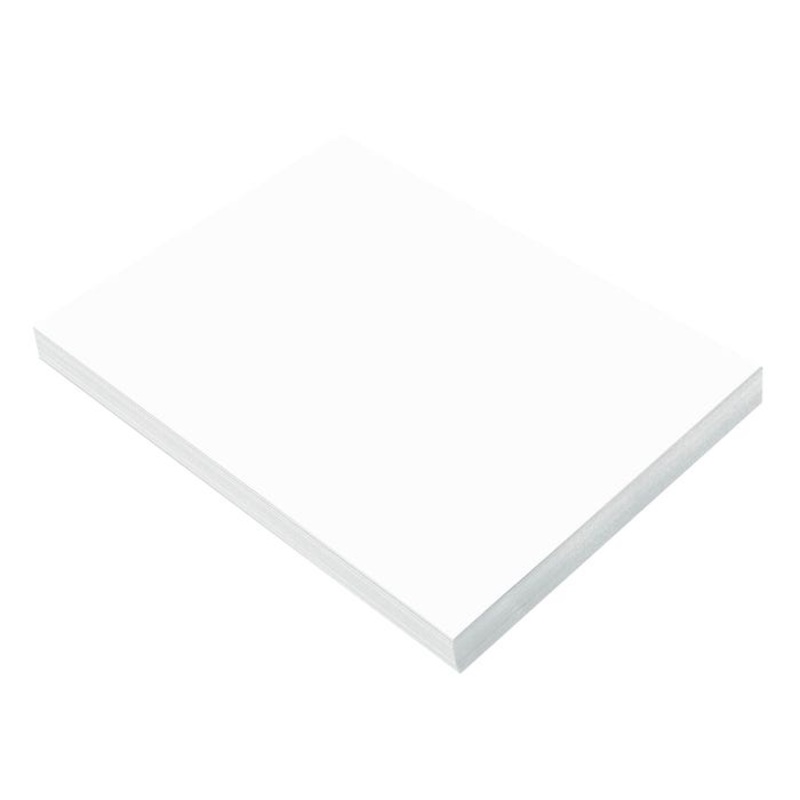 Prang Medium Weight Construction Paper, 9 x 12 Inches, Bright White, 100 Sheets