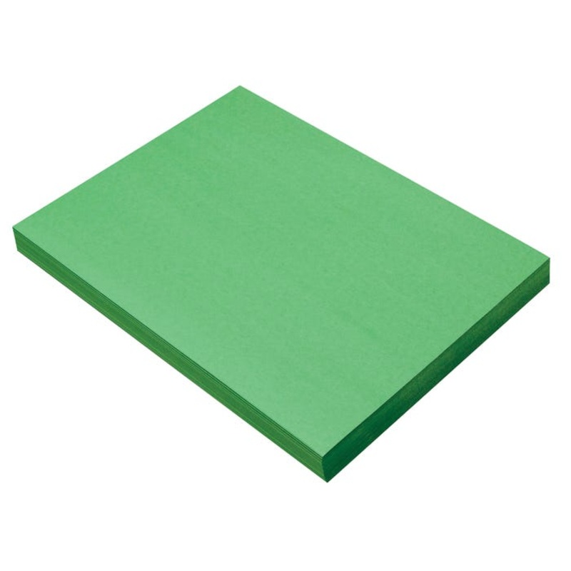 Prang Medium Weight Construction Paper, 9 x 12 Inches, Holiday Green, Pack of 100