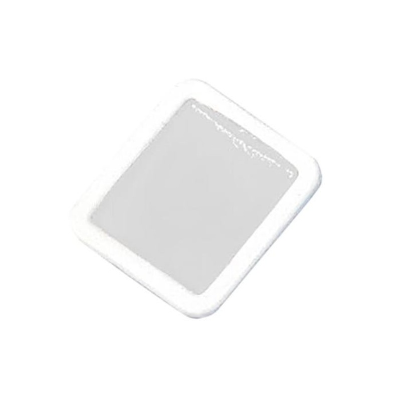 Prang Non-Toxic Washable Semi-Moist Watercolor Paint Refill, Plastic Half Pan, White, 12 Pans