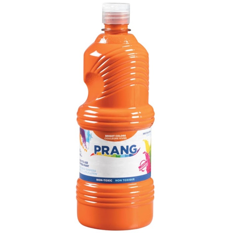 Prang Ready-to-Use Tempera Paint, Quart, Orange