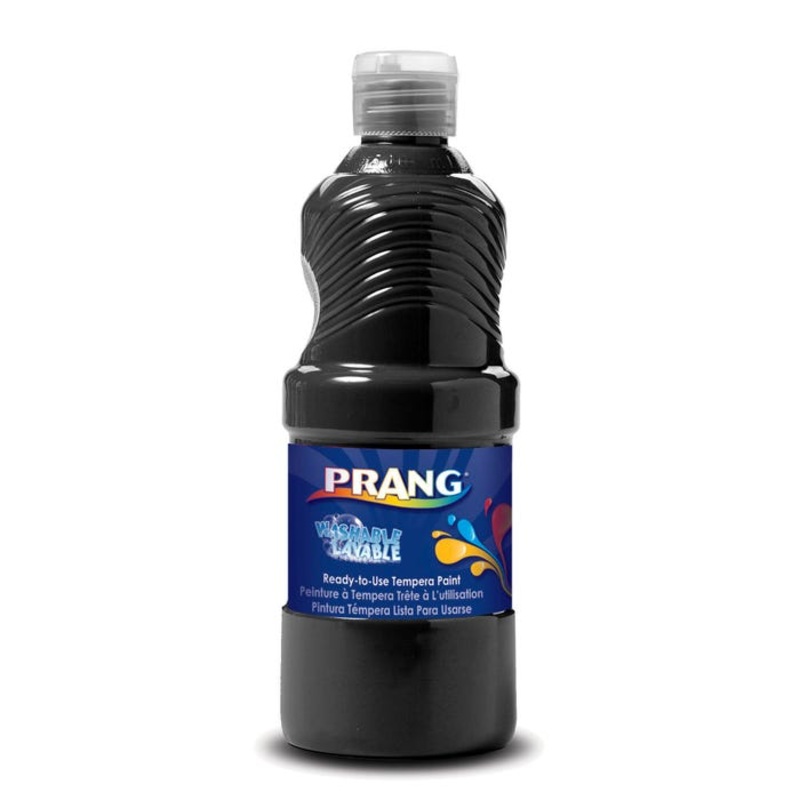 Prang Ready-to-Use Washable Tempera Paint, Quart, Black